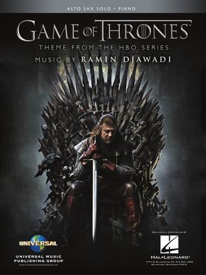 cover image of Game of Thrones Sheet Music for Alto Sax and Piano